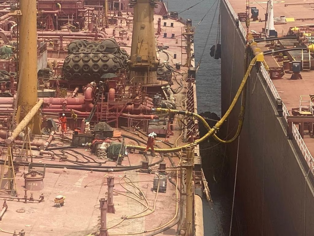 U.N. prevents disaster: 1 mn barrels of oil safely removed from deteriorating supertanker off Yemen's coast 